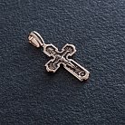 Золотой крест "Распятие" п03865 от ювелирного магазина Оникс