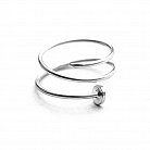 Серебряное кольцо "Гвоздик" 112027 от ювелирного магазина Оникс - 1