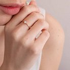 Помолвочное золотое кольцо с бриллиантом 219422421 от ювелирного магазина Оникс - 6