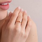 Помолвочное золотое кольцо с бриллиантом 219422421 от ювелирного магазина Оникс - 4