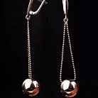 Сережки "Кульки" с01180 от ювелирного магазина Оникс