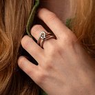 Серебряное кольцо "Patricia" 7228 от ювелирного магазина Оникс - 3
