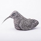 Серебряная солонка ручной работы "Птица" сер00007 от ювелирного магазина Оникс - 4