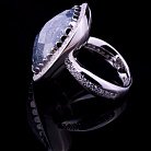 Женское кольцо с фианитами (родий) 111651 от ювелирного магазина Оникс - 2