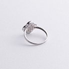 Серебряное кольцо "Клевер" (перламутр) 112768 от ювелирного магазина Оникс - 2