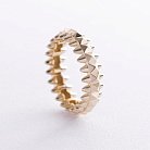 Кольцо в желтом золоте к07618 от ювелирного магазина Оникс - 2