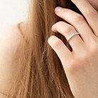 Золотое кольцо с бриллиантами к100072 от ювелирного магазина Оникс - 2