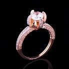Помолвочное кольцо (фианиты) к01670 от ювелирного магазина Оникс - 1