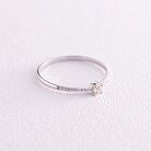 Помолвочное золотое кольцо с бриллиантами 227581121 от ювелирного магазина Оникс - 3