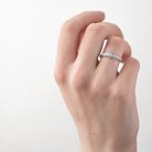 Золотое помолвочное кольцо с бриллиантом р0284б от ювелирного магазина Оникс - 3