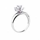Серебряное кольцо с фианитом 111905 от ювелирного магазина Оникс - 1