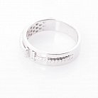 Серебрянное кольцо с фианитами 111992 от ювелирного магазина Оникс - 2