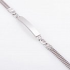 Мужской серебряный браслет плетение "Панцирное" 14665 от ювелирного магазина Оникс - 2