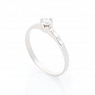 Золотое помолвочное кольцо с бриллиантом zberdc75 от ювелирного магазина Оникс