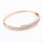 Золотое кольцо с фианитами б02783 от ювелирного магазина Оникс - 1