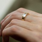 Золотое кольцо "Ножка младенца" (фианит) к07626 от ювелирного магазина Оникс - 1