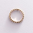 Золотое кольцо в стиле минимализм к05332 от ювелирного магазина Оникс - 7