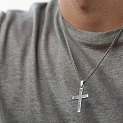 Срібний хрест "Спаси і збережи" 133105 от ювелирного магазина Оникс - 1