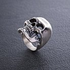 Серебряное кольцо "Череп" 111345 от ювелирного магазина Оникс - 8