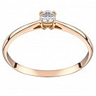 Золотое помолвочное кольцо с бриллиантом zbekdg1 от ювелирного магазина Оникс - 5