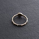 Кольцо "Розарий" в желтом золоте к08017 от ювелирного магазина Оникс - 5