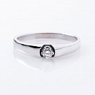 Золотое помолвочное кольцо с бриллиантом р0471б от ювелирного магазина Оникс