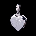 Кулон для фотографии в форме сердца 132028 от ювелирного магазина Оникс - 1