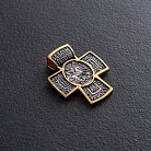 Серебряный крест "Архангел Михаил" 132452 от ювелирного магазина Оникс - 2