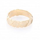 Золотое кольцо без камней к05894 от ювелирного магазина Оникс - 1