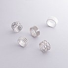 Широкое серебряное кольцо "Бьянка" 112692 от ювелирного магазина Оникс - 12