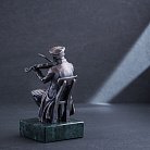 Серебряная фигура ручной работы "Скрипач" сер00061 от ювелирного магазина Оникс - 1