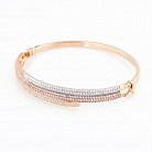 Золотое кольцо с фианитами б02783 от ювелирного магазина Оникс - 2