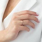 Золотое помолвочное кольцо с бриллиантом кб0154 от ювелирного магазина Оникс - 3