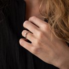 Золотое помолвочное кольцо с бриллиантом кб0510м от ювелирного магазина Оникс - 1