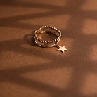 Золотое кольцо "Звёздочка" к05534 от ювелирного магазина Оникс - 5