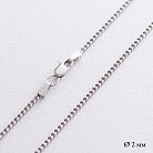 Серебряная цепочка (панцирное плетение) рс100612 от ювелирного магазина Оникс