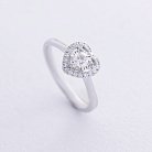 Золотое кольцо "Сердечки" с бриллиантами кб0513cha от ювелирного магазина Оникс