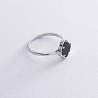 Серебряное кольцо "Клевер" с ониксом 112095 от ювелирного магазина Оникс - 2