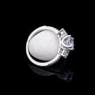 Срібний перстень з фіанітами 111833 от ювелирного магазина Оникс - 1
