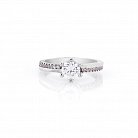 Помолвочное серебряное кольцо (фианиты) 111204 от ювелирного магазина Оникс - 3