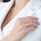 Помолвочное кольцо в красном золоте (бриллиант) кб0236 от ювелирного магазина Оникс - 3