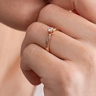Помолвочное золотое кольцо с бриллиантом 219712421 от ювелирного магазина Оникс - 5