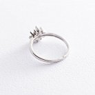 Серебряное кольцо с фианитами 112115 от ювелирного магазина Оникс - 1