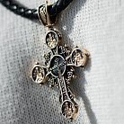 Православный крест "Господь Вседержитель" (чернение) п01616 от ювелирного магазина Оникс - 3
