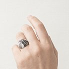 Золотое кольцо с бриллиантами R25296 от ювелирного магазина Оникс - 4