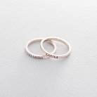 Срібний перстень "Дата" littledate от ювелирного магазина Оникс - 2