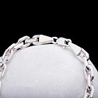 Серебряный браслет плетение Якорное 14160 от ювелирного магазина Оникс - 2