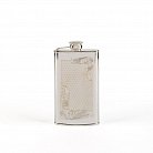 Серебряная маленькая фляга 83021 от ювелирного магазина Оникс