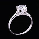 Серебряное кольцо с фианитом 11816 от ювелирного магазина Оникс - 1