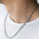 Чоловічий срібний ланцюжок "Нескінченність" 15155 от ювелирного магазина Оникс - 1